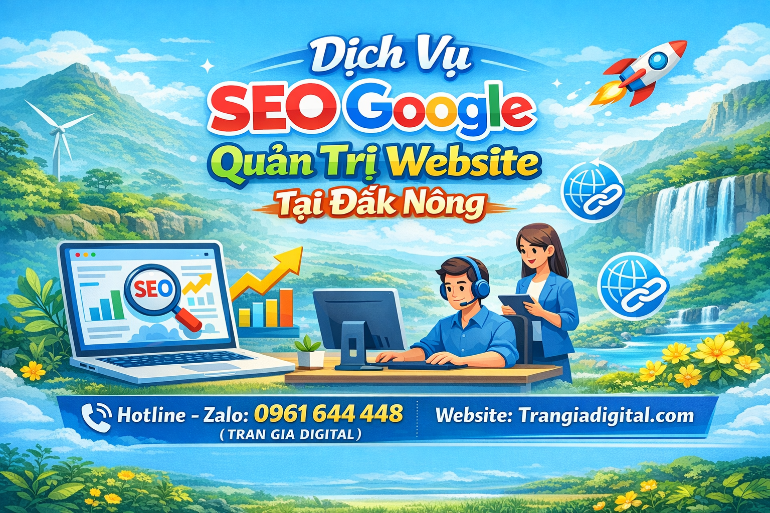 Dịch Vụ SEO Google, Quản Trị Chăm Sóc Website Tại Đắk Nông