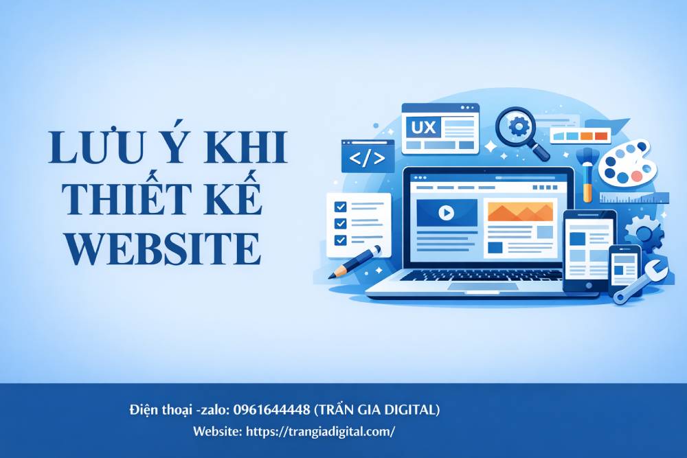Những lưu ý khi thiết kế website chuyên nghiệp