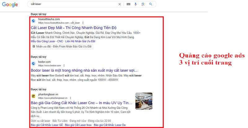 Dịch vụ chạy quảng cáo google ads 