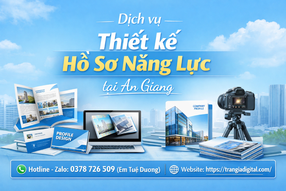 Thiết kế profile hồ sơ năng lực tại An Giang