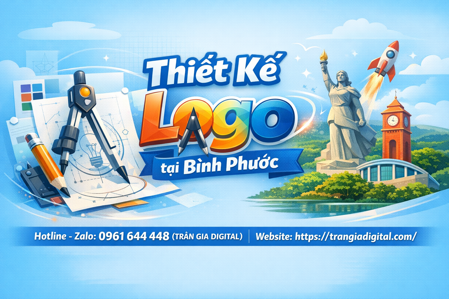 Thiết kế logo tại Bình Phước chuyên nghiệp, chuẩn thương hiệu