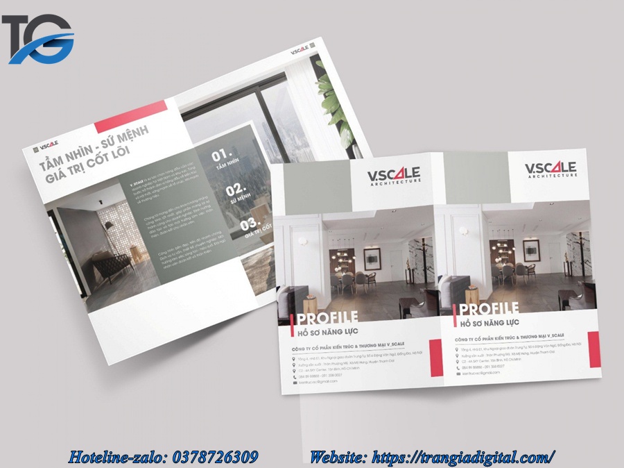 Dịch vụ thiết kế profile hồ sơ năng lực công ty