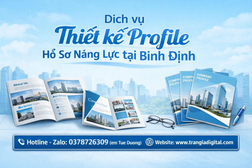 Thiết kế profile hồ sơ năng lực tại Bình Định