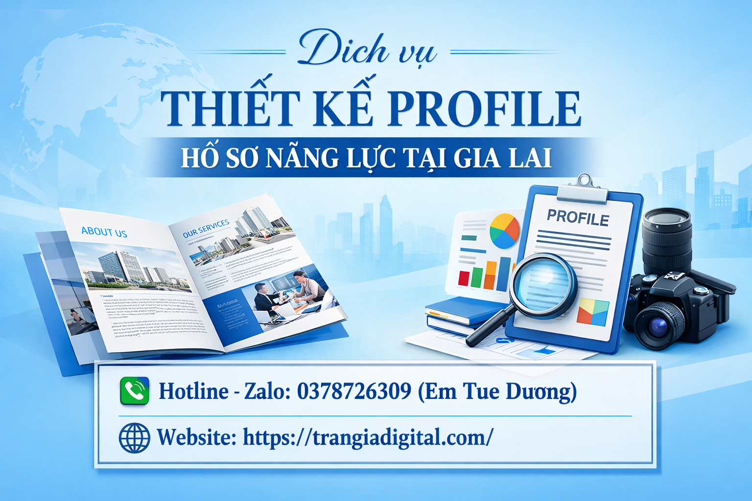 Thiết kế profile hồ sơ năng lực tại Gia Lai