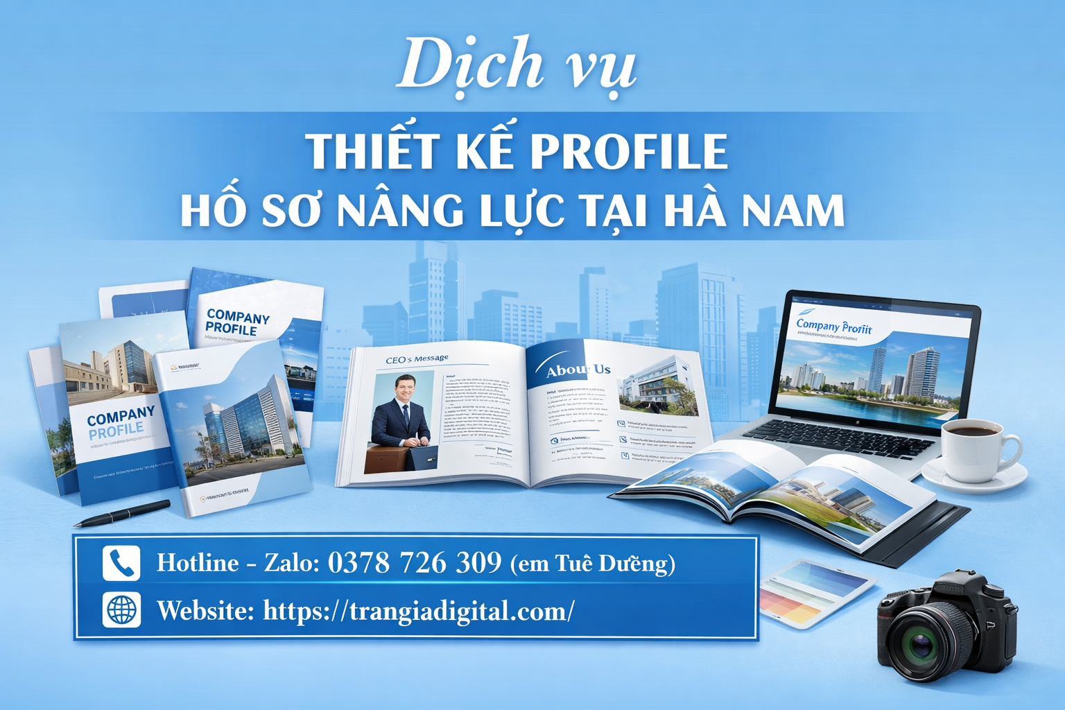 Thiết kế profile hồ sơ năng lực tại Hà Nam