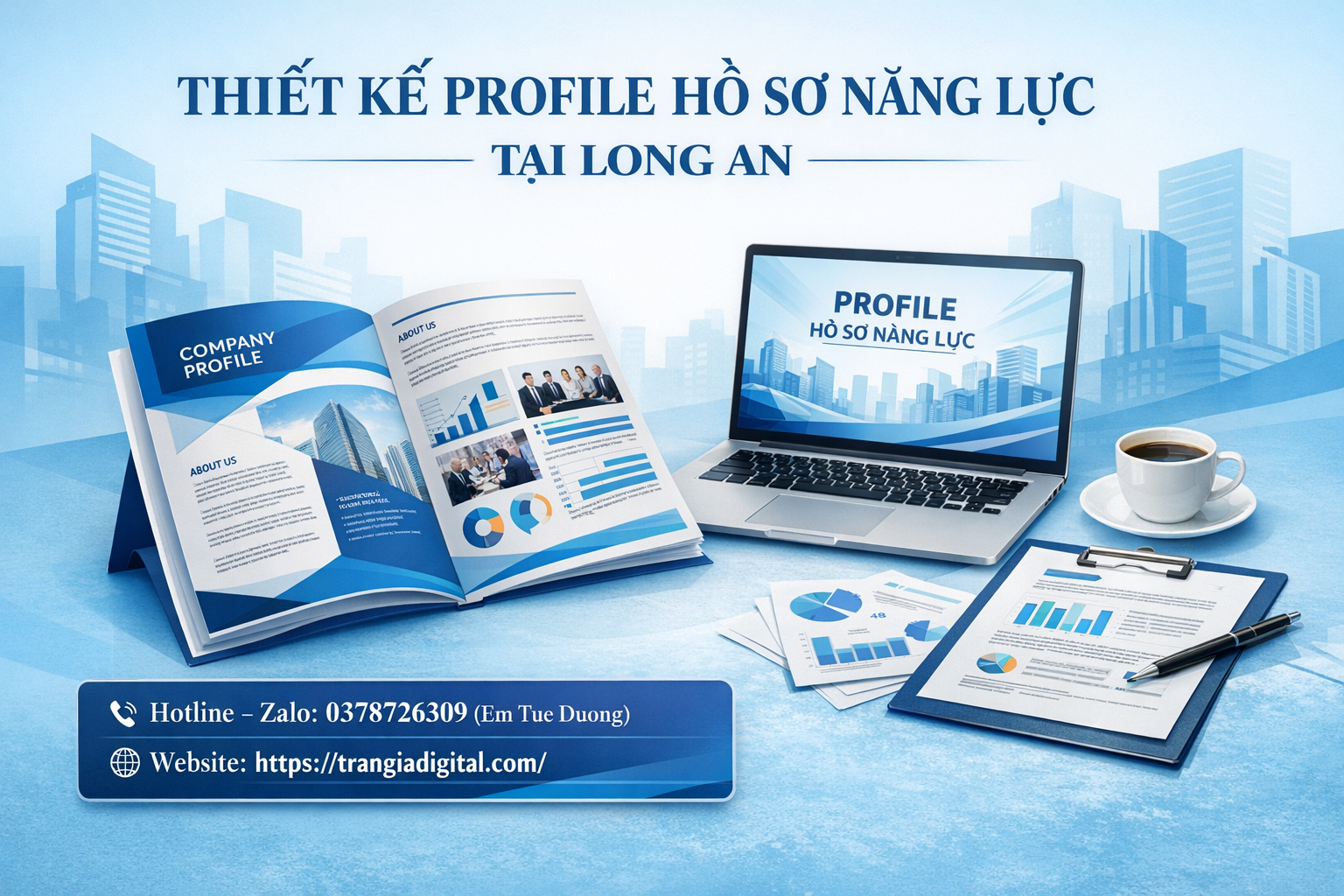 Thiết kế profile hồ sơ năng lực tại Long An