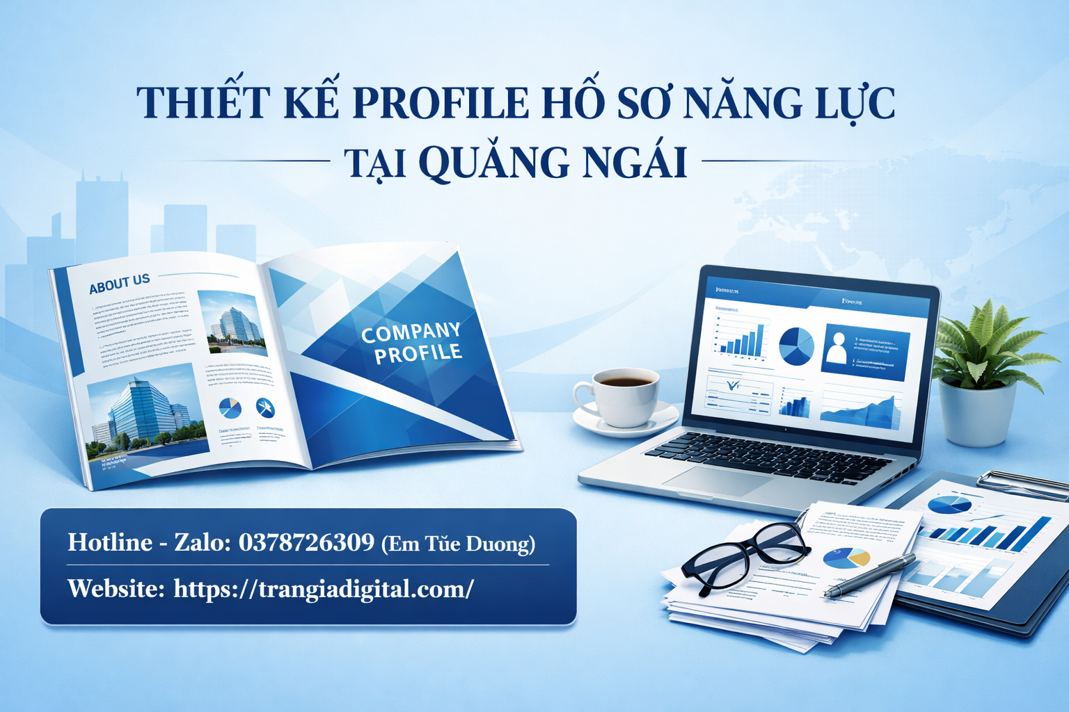 Thiết kế profile hồ sơ năng lực tại Quảng Ngãi