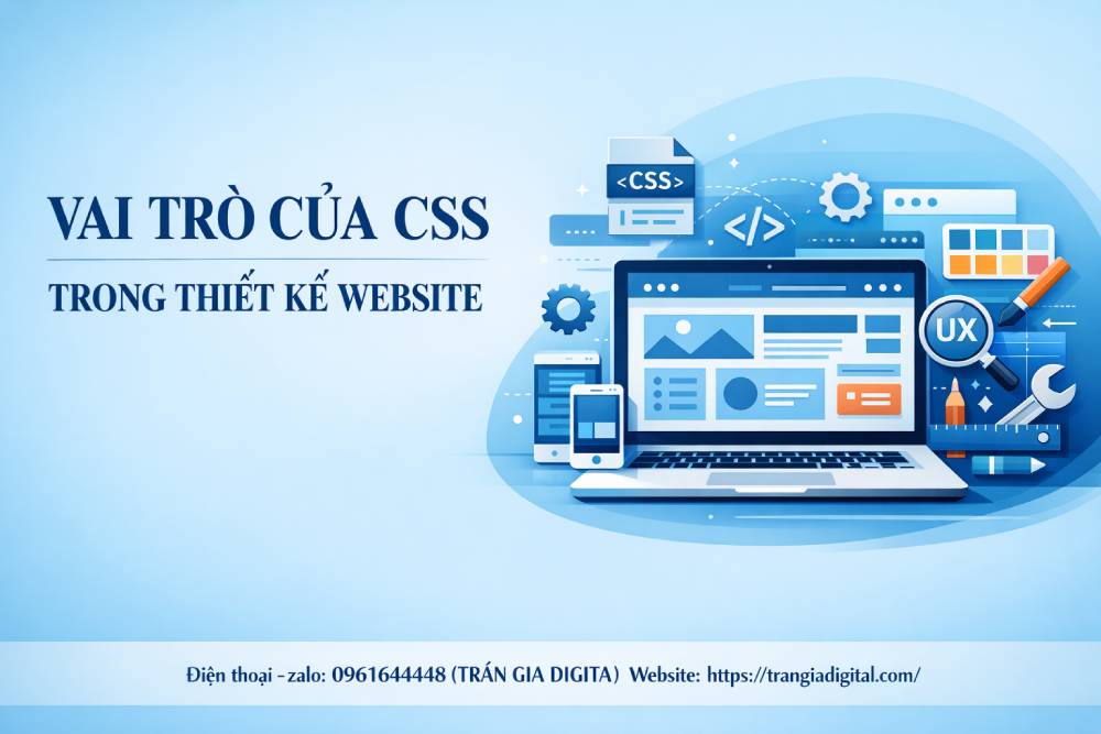 Vai trò của CSS trong thiết kế website và lợi ích đối với UX/UI