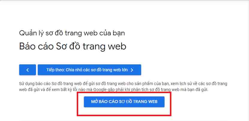 Cách khai bao website với google
