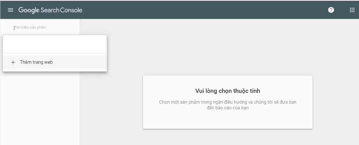 Cách khai bao website với google