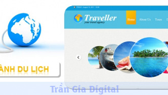 thiết kế website ngành du lịch