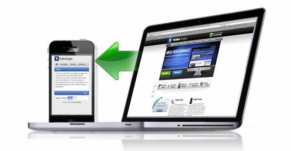 thiết kế website trên di động