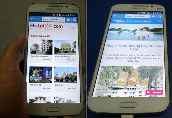 thiết kế website trên di động
